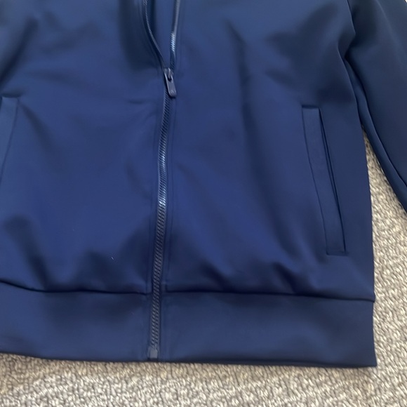 New Prince Pickleball Navy Green White Track Jacket Top S Men - Picture 5 of 6